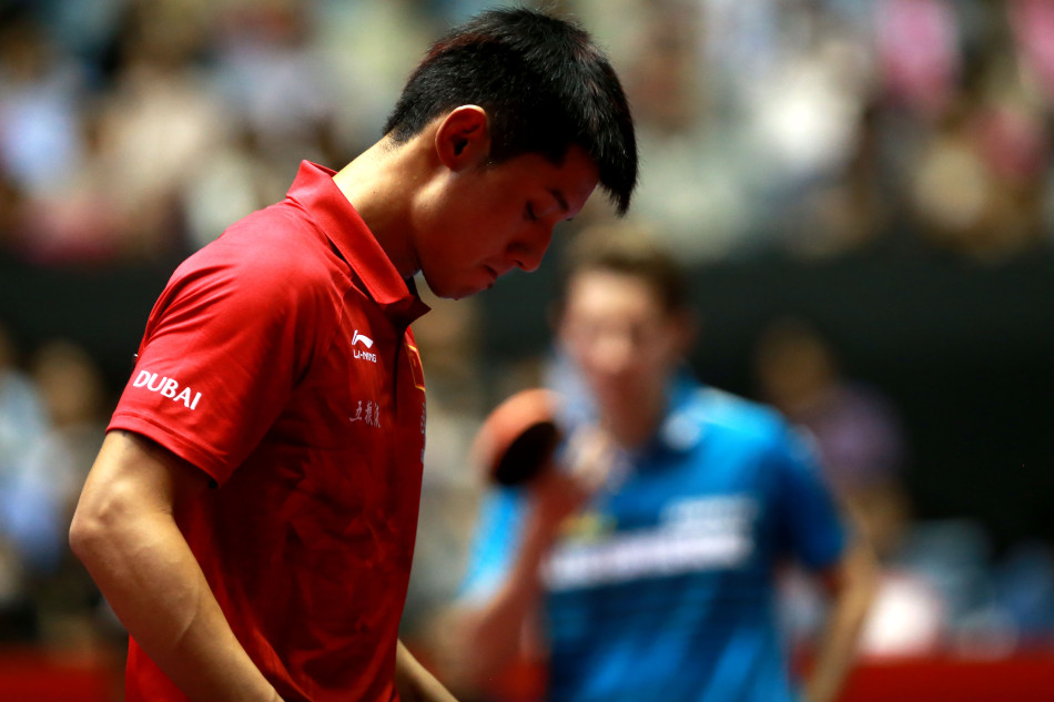 中国队逆转奥地利队,张继科点燃赛场 中国队逆转奥地利队,张继科点燃赛场